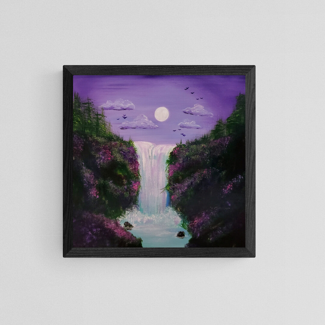 Amethyst Falls - 20x20 Painting