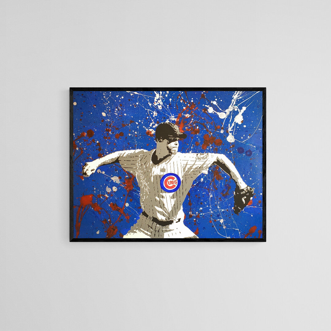 Kerry Wood 20 Strikeout Celebration Print