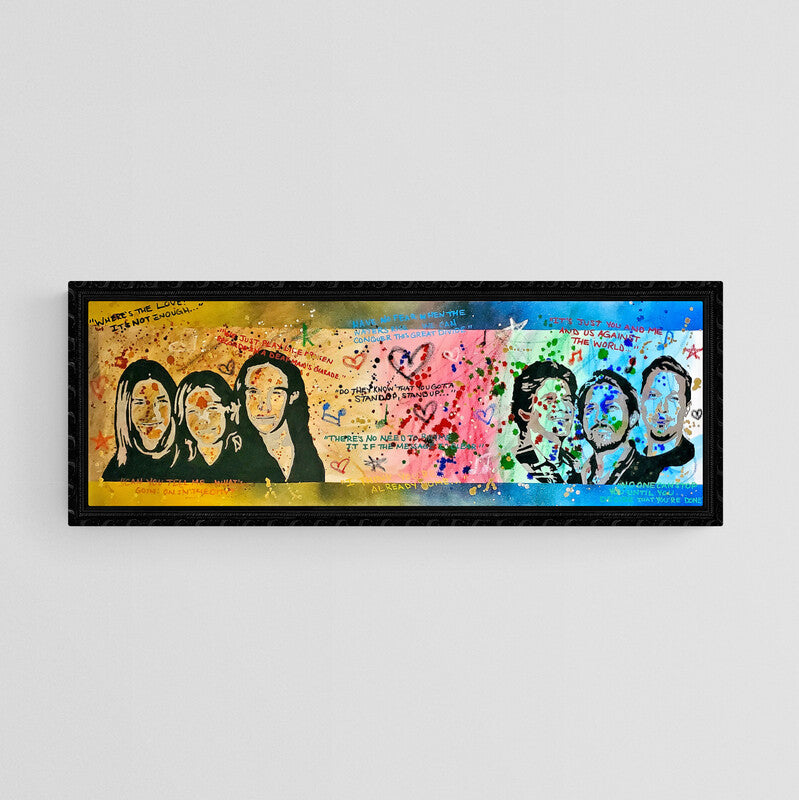 Evolution (Hanson) - 12x36 Mixed Media Painting