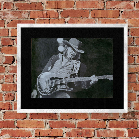 Stevie Ray Vaughan - 18x24 Sketch