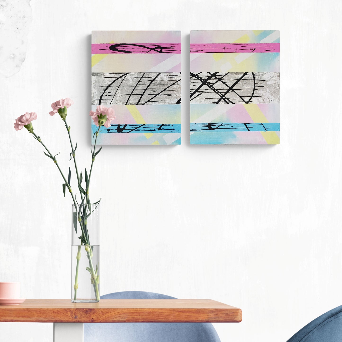 Untitled - 11x14 Dual Abstract Painting