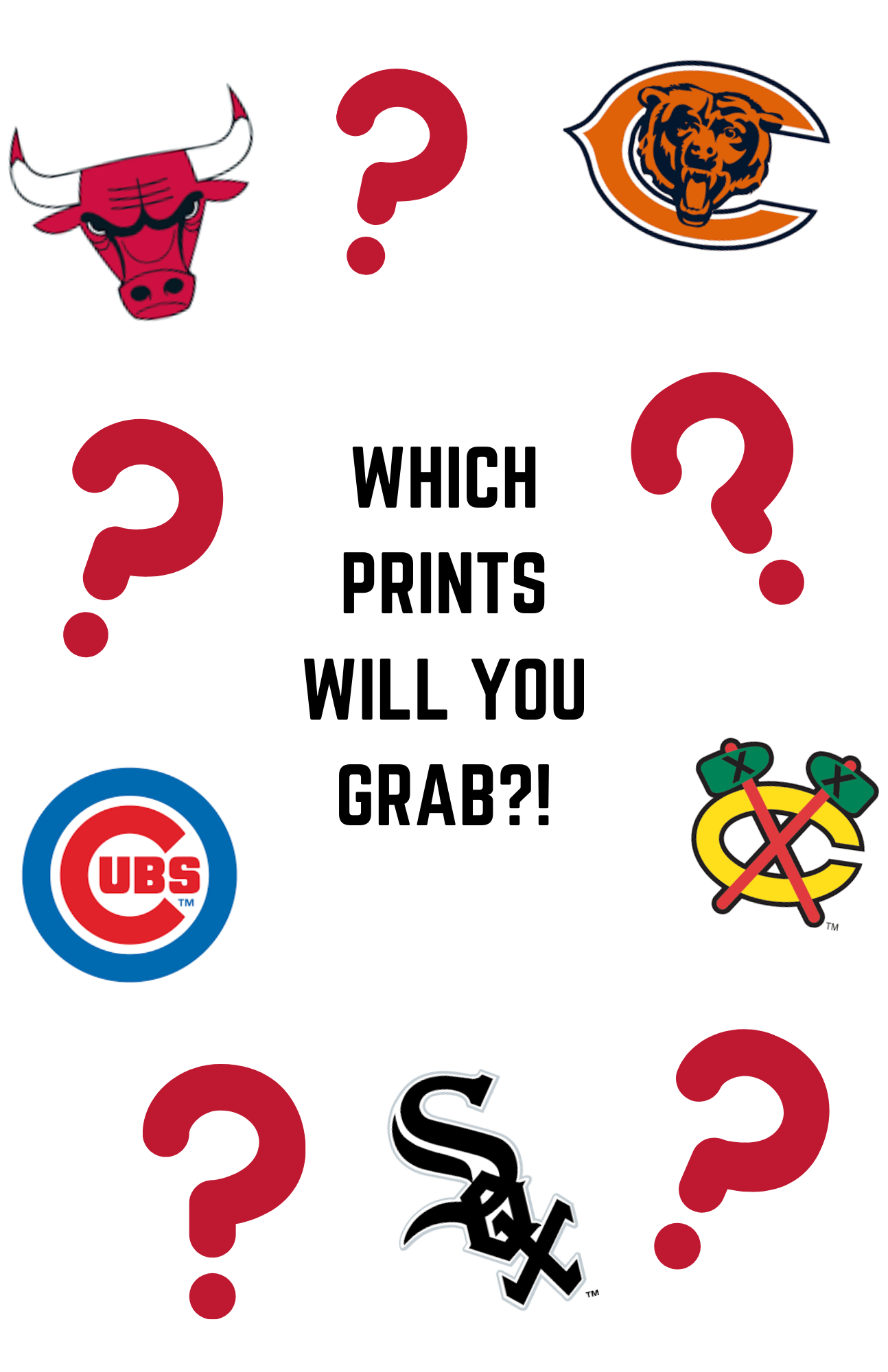 Chicago Sports Mystery Print Pack